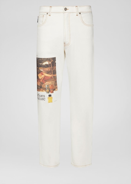 Versace Scents Patch Jeans Herr - 273186YSQ